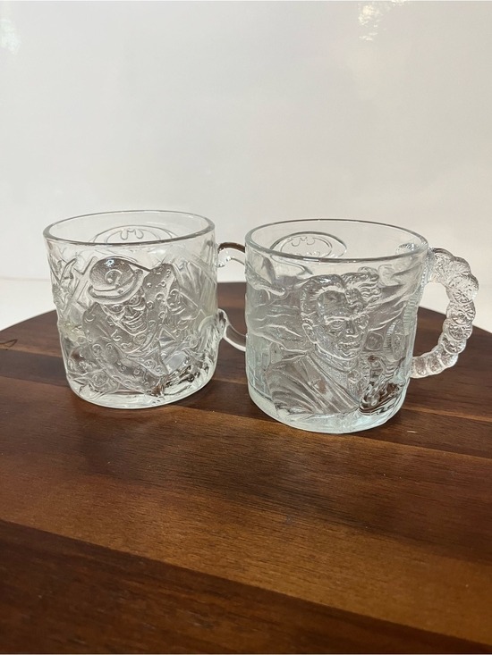 McDonald's Other - Vintage 1995 McDonald’s Batman Forever Glass Mugs Set of 2 Two-Face Riddler